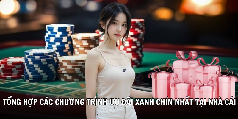 Tổng hợp các chương trình ưu đãi xanh chín nhất tại nhà cái
